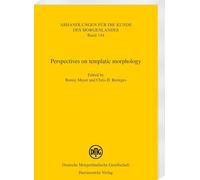 Perspectives on templatic morphology – Harrassowitz Verlag