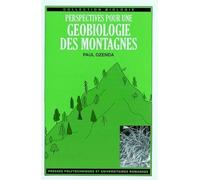 Perspectives pour une géobiologie des montagnes - Paul Ozenda - Presses Polytechniques Romandes - broché - Essai