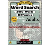 Perspectives Word Search: Volume 2 - Expert Level Word Search Puzzles. Word Discovery for the Intellectually Curious, Large Print, 101 Puzzles, (10 Hintless Puzzles!)