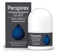 PERSPIREX Antitranspirant pour homme Force maximale cliniquement prouvé pour réduire la transpiration abondante pour homme, déodorant à bille jusqu'à 5 jours, fraîcheur longue durée et protection