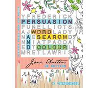 Persuasion Word Search and Colour: Jane Austen Activity Puzzle Book for Adults