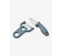 Pertense set couteau+ épluche légume bleu TU