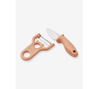 Pertense set couteau+ épluche légume rose TU