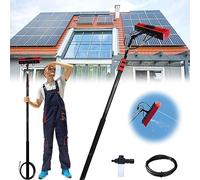 Pértiga de Limpieza de Ventanas de 3 6-6 m Cepillo cópico Alimentado por Agua Kit de Limpieza de Ventanas Equipo de Lavado de Paneles Solares Extensible limpiado