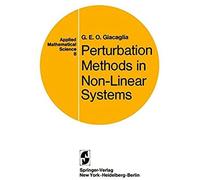 Perturbation Methods In Non-Linear Systems