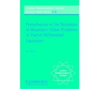 Perturbation Of The Boundary In Boundary-Value Problems Of Partial Differential Equations, London Mathematical Society Lecture Note Series Antonio Luiz Pereira, D. Henry, J. Hale, Jack Hale (Auteur)