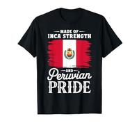 Peru Flag Péruvien Girl Amérique du Sud Country T-Shirt