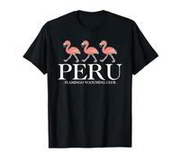 Peru Flamingo Watcher Club Bird Lover Ornithologist T-Shirt