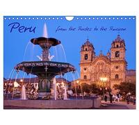 Peru - from the Andes to the Amazon / UK-Version (Wall Calendar 2027 DIN A4 landscape), CALVENDO 12 Month Wall Calendar: From Lima via Machu Picchu, Cuzco and Lake Titicaca to the Amazon.