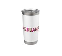 Peru Peruvian Women Pattern Roots Pride Vintage Peruana Gobelet isotherme en acier inoxydable double paroi
