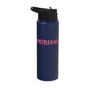 Peru Peruvian Women Pattern Roots Pride Vintage Peruana Stainless Steel Insulated Water Bottle