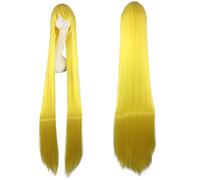 Perücke für Cosplay Perücke altes Kostüm Universal 120 150cm langes glattes Haar Anime Farbe Haar cos Perücke Farbe: 122-23 (150CM)