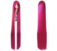 Perücke für Cosplay Perücke altes Kostüm Universal 120 150cm langes glattes Haar Anime Farbe Haar cos Perücke Farbe: 122-2 (150CM)