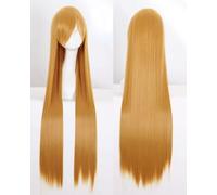 Perücke für Cosplay Perücke Universal 100CM Farbe langes glattes Haar cos Animation Hochtemperaturdraht 099 Farbe:玫瑰网016[1 Meter]