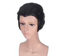 Perücke für Fasching Nachtleben CluI Party Dress Up Perücke Cos Perücke Yuri Yuri Prisetti Katsuyo Yuri Victor Nikifu On Ice Farbe: Pl-779 (Schwarz)