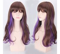 Perücke für Fasching Nachtleben CluI Party Dress Up Perücke Soft Sister Daily Air Bangs Lolita Oma Grey Gradient Cos Wig Pear Flower Head Farbe: Pl-519