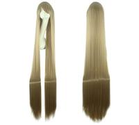 Perücke für Karneval Nachtleben CluI Party Dress Up Perücke Cosplay Perücke Antikes Kostüm Universal 120 150 cm langes glattes Haar Anime Farbe Haar Cos Perücke Farbe: 122-30 (150 cm)