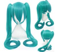 Perücke für Miku Senbon Sakura Hatsune Snow Hatsune Sakura Hatsune Albino Hatsune Yumori Sanae Cosplay Perücke Farbe: CY120-21 (Farbverlauf grün)