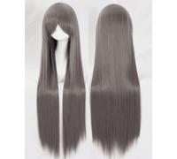 Perücke für Perfekt für alltägliche Partys, Cosplay-Perücke, universell, 100 cm, Farbe, langes, glattes Haar, Cos Animation, Hochtemperaturdraht, 099, Farbe: 玫瑰网009 [1 Meter]