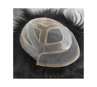 Perücke Herren Postiche en cheveux humains indiens for homme, postiche en dentelle frontale, prothèse masculine, pièce française, ligne de cheveux naturelle, cheveux fins mono, unités système for homm