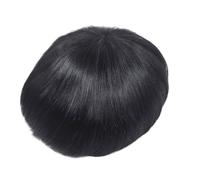 Perücke Herren Postiche en dentelle avec périmètre en PU for homme, postiche for homme, base Q6, cheveux brésiliens Remy respirants Herren Perücken(6x9)