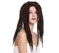 Perücke WIG ME UP Dreadlocks Karneval Rastafari Dreads Braun