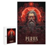 Perun Puzzle Décoratif, 1000 PCS - Cadeau du Nouvel an - À Assembler, Encadrer Et Exposer