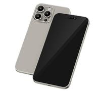 Perusha Faux modèle de téléphone [Sans logo] Écran factice ne fonctionne pas réplique téléphone jouet pour 15 Plus/Pro/Pro Max (pour écran noir 15 Pro Max Titanium)