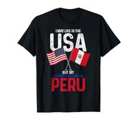 Péruvienne américaine My History Began In Peru Pride Vintage T-Shirt