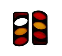 Peruzzo 2334047315 Feu arrière Mixte Adulte Rouge Taille Unique