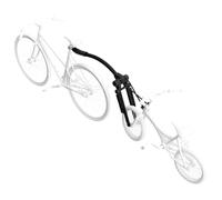 Peruzzo - Barre de remorquage vélo entièrement assemblée - Trail Angel Noire pour vélos de 10 à 20"
