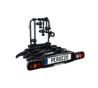 Peruzzo - Porte-vélo sur attelage Pure Instinct - Transportez jusqu'à 4 vélos (60kg Max) - Compatible Fat Bike - Antivol à clé - Inclinable pour accès Coffre - Assemblé - Homologation européenne