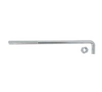 Peruzzo - Tige métallique filetée - Compatible avec Bras d'accroche PZ693/C, PZ693/CA, PZ693/CP - pour Porte-vélos d'attelage - Qualité Durable - Installation Facile