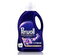 Perwoll Lessive Blütenmeer (27 lavages), détergent doux, nettoie et renouvelle en douceur les couleurs et les fibres foncées, avec technologie Triple Renew et parfum séduisant