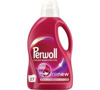Perwoll Renew Color Lessive (27 Lavages), Lessive douce Nettoie en douceur et renouvelle les couleurs et les fibres, pour tous les textiles colorés, lessive avec technologie Triple Renew, 1 pièce