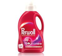 Perwoll Renew Color Lessive (27 Lavages), Lessive douce Nettoie en douceur et renouvelle les couleurs et les fibres, pour tous les textiles colorés, lessive avec technologie Triple Renew, 1 pièce