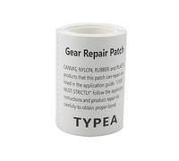 PERZOE Solution de réparation de poupée gonflable pour environnement humide - 1 rouleau de patchs transparents - Haute viscosité - Ruban TPU étanche pour poupées, jouets, piscine A