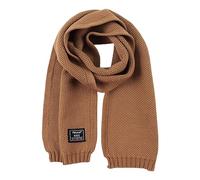 Pesaat Coton Enfant Écharpe Fille Garçon Cache Cou Pour Bébé Autumn Hiver Tricoté Écharpe(Brun)