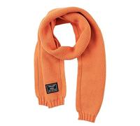 Pesaat Coton Enfant Écharpe Fille Garçon Cache Cou Pour Bébé Autumn Hiver Tricoté Écharpe(Orange)