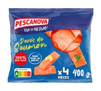 PESCANOVA Pavés de Saumon Sans peau x4 400g