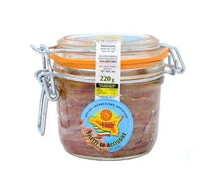 Pesce Azzurro Cefalù Filets d'anchois à l'Huile d'Olive en bocal hermétique 220 gr