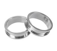 Pesderty 1 Paire Vis AjustÉE En Acier Inoxydable Oreille Bouchons Anneaux Chair Tunnels Piercing Couleur Acier, 22mm