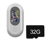 Pesderty 1080P Full HD Mini CaméRa d'action CaméRa de Mouvement NuméRique DVR Enregistreur VidéO Sport CaméScope CaméRa avec Carte 32G-Blanc
