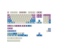 Pesderty 150 Touches Keycaps PBT Clavier Keycaps Cherry Profile Sublimation Keycap pour la Plupart des Claviers Mécaniques A