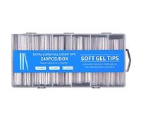 Pesderty 240 Autocollants Pour Ongles Super Longs Pour Tube D' Conviennent à La Danse Des FêTes Pour Vous Rendre Plus Belle