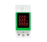 Pesderty 3IN1 100A AC160-275V Tension Courant KWH Moniteur D'Énergie Électrique Compteur de Puissance Compteur D'Énergie Wattmètre Rail Din