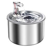 Pesderty à pour Animaux Compagnie en Acier Inoxydable Distributeur D' Automatique pour Animaux Compagnie à Boire pour Animaux Compagnie Buveur Automatique Prise UE