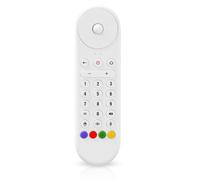 Pesderty A04 Smart Voice Remote Control Air Mouse 2.4G Mini Clavier sans avec Télécommande Gyroscopique pour Android TV Box PC Projecteur Facile à Utiliser Blanc