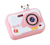 Pesderty A8S HD Double Objectif 4000W Pixel 5472X4104PX Résolution Photo sans Carte Mémoire Appareil Photo pour Enfants, Rose Installation Facile Facile à Utiliser