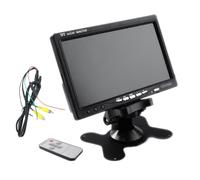 Pesderty Affichage d'image de Recul TFT LCD Couleur HD 7 Pouces en ABS pour Voiture Camion, Vidéo Surveillance et Affichage Numérique de Bureau.